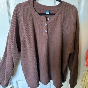 Brown Long Sleeve Thermal